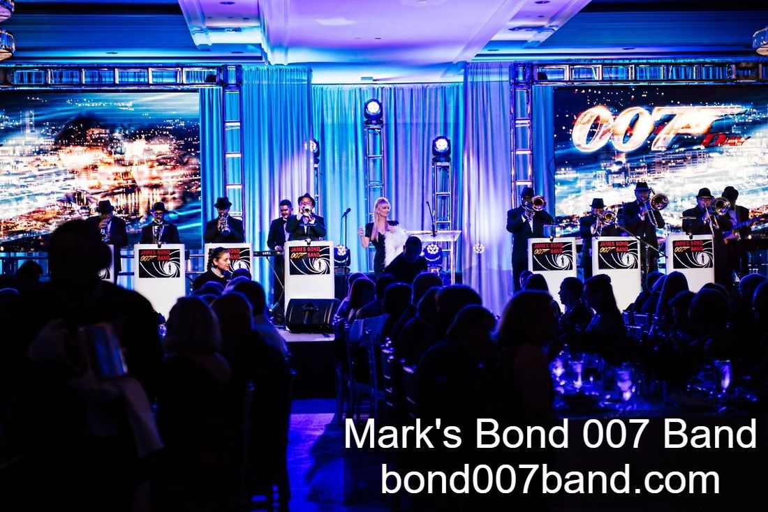 James Bond Band, James Bond tribute band, James Bond theme band, James Bond Orchestra, James Bond Entertainment, James Bond theme band, James Bond theme entertainment, Orlando, Florida. 