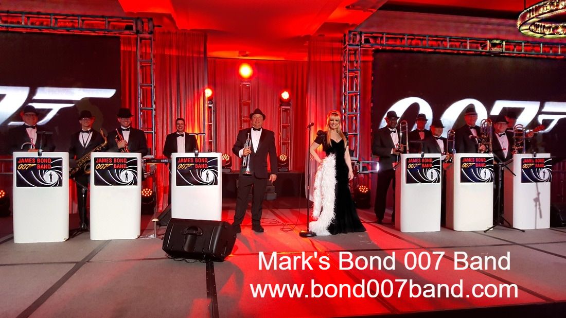 James Bond Band, James Bond tribute band, James Bond theme band, James Bond Orchestra, James Bond Entertainment, James Bond theme band, James Bond theme entertainment, Orlando, Florida. 